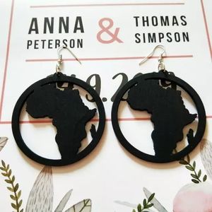 New Elegant ❤️ Africa Statement Earrings ✊🏾